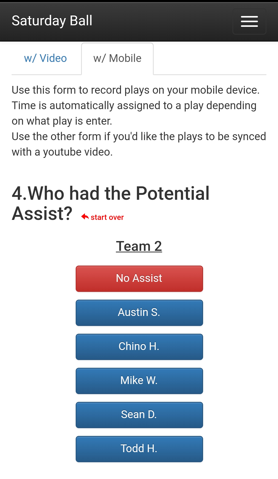 Add Plays Mobile Screenshot 2